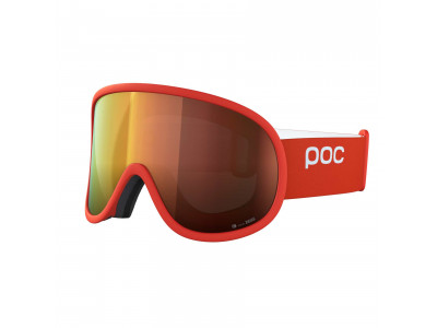 Damskie gogle zjazdowe POC Retina Big Clarity Prismane Red / Spektris Orange ONE 