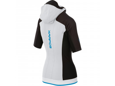 Karpos ALAGNA PLUS EVO Daunenjacke mit kurzen Ärmeln weiß/schwarz