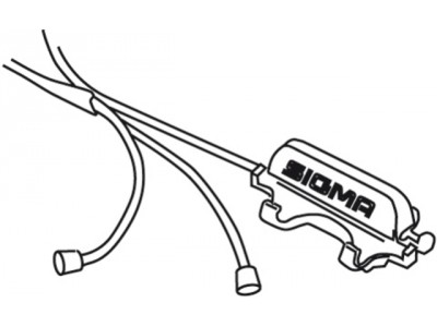 Sigma Sport kabeláž pro cyklopočítač 1909, 2209 - bez držáku na řídítka