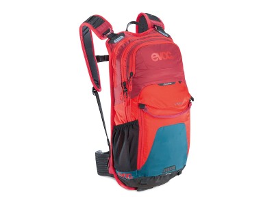 EVOC Stage 12 backpack petrol/red/ruby