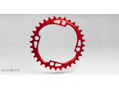 absoluteBLACK chainring, 34T, red