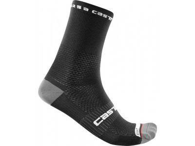 Castelli ROSSO CORSA PRO 15 zokni, fekete