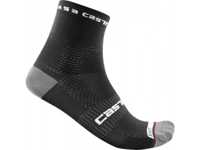 Castelli ROSSO CORSA PRO 9 ponožky, čierna