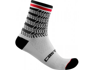 Castelli AVANTI 12 Socken, schwarz/weiß