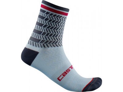 Castelli AVANTI 12 ponožky, svetlá a tmavá modrá