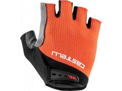 Castelli ENTRATA V gloves, red/orange
