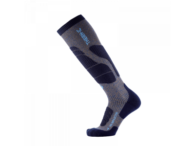 Thermic Ski Merino Reflector ponožky, blue/gold