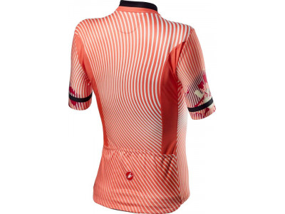 Damska koszulka rowerowa Castelli PRIMAVERA, brzoskwiniowa