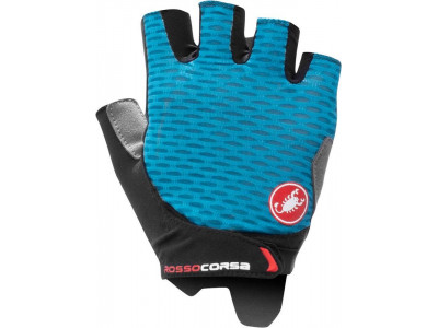 Castelli ROSSO CORSA 2 women&amp;#39;s gloves, sea blue