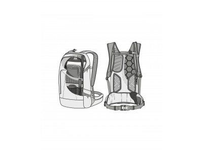 AMPLIFI E-Track 17 backpack, 17 l, granite