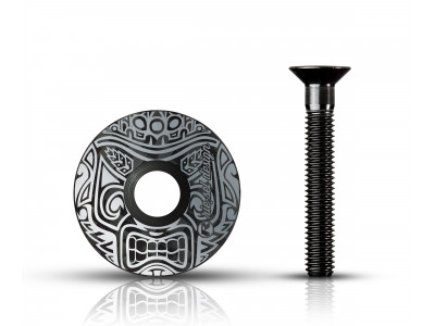 Riesel design karbonové víčko RIESEL Maori Grey