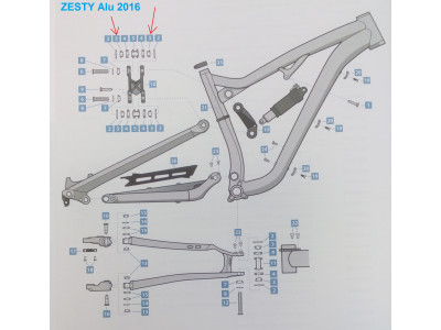 Lapierre Bearing spacer 02014021, model 2016
