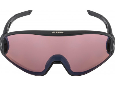 ALPINA 5W1NG Q+CM Brille schwarz matt