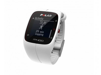 Polar M400 HR watch with GPS white