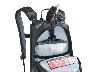 Rucsac EVOC Stage 6, 6 l + sac de băut 2 l, negru