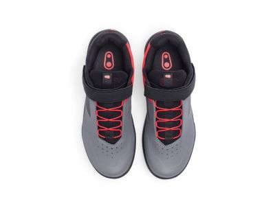 Crankbrothers Stamp Speedlace cycling shoes, gray/red