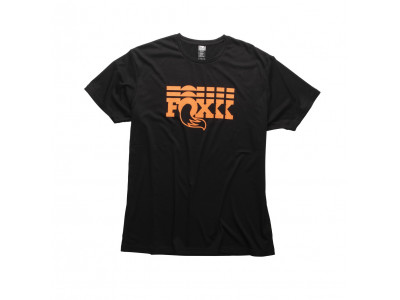 FOX Stacked tričko, černá