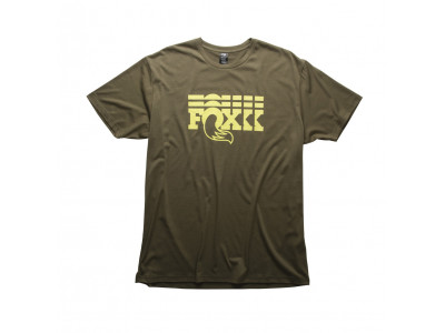 FOX Stacked tričko, zelená