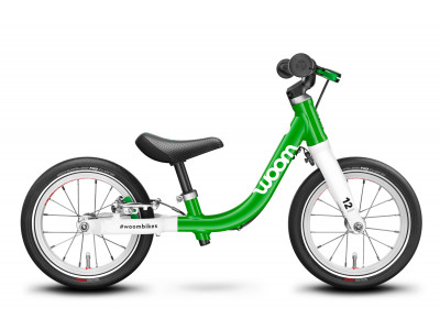 woom 1 12 children's balance bike, green