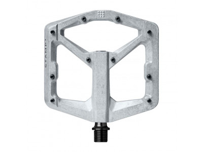 Crankbrothers Stamp 2 Large platform pedals, raw silver