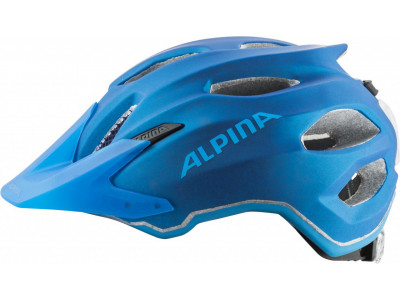 ALPINA Cyklistická přilba Carapax JR Flash modrá