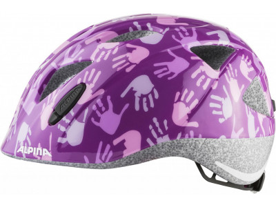 ALPINA Ximo children&#39;s helmet, purple hands