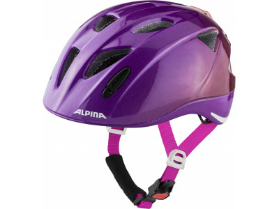 Kask rowerowy ALPINA Ximo Flash fioletowy połysk