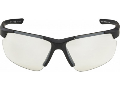 Okulary rowerowe ALPINA DEFEY HR matowe czarne, soczewki: przezroczyste lustro