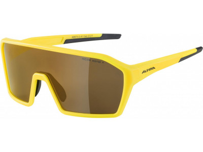 ALPINA Cyklistické okuliare RAM HM+ žlté matné