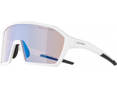 ALPINA Cyklistické okuliare RAM HVLM+ biele matné