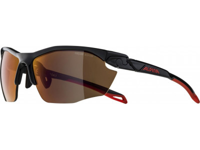 ALPINA Fahrradbrille TWIST FIVE HR HM+ schwarz-rot