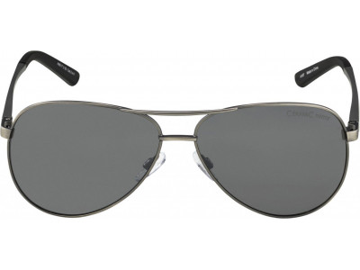 Okulary ALPINA A 107 tytanowe matowe, soczewki: czarne lustro
