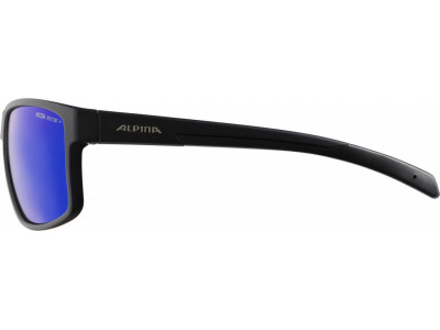 Okulary ALPINA Nacan I HM czarne matowe, lustrzane soczewki Hicon niebieskie