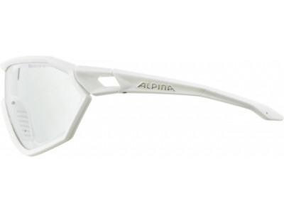 ALPINA S-WAY VL + glasses, white matt