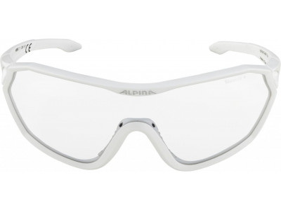 ALPINA S-WAY VL + glasses, white matt