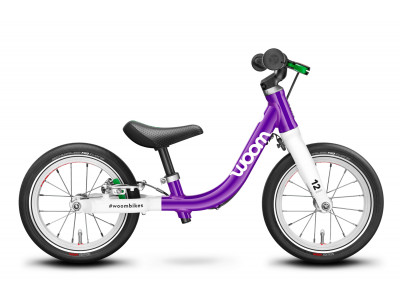 Bicicletă balans Woom 1 12 pentru copii, violet