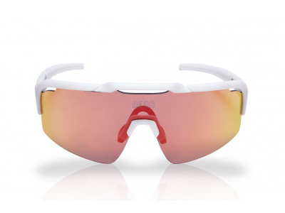 Neonowe okulary ARROW White Mirrortronic Red