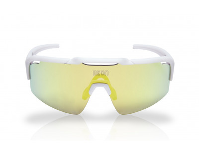 Neonowe okulary ARROW White Mirrortronic Gold