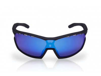 Neon glasses FOCUS Black Mirrortronic Blue