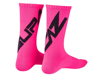 Supacaz SupaSox Twisted socks, pink/black