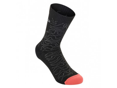 Alpinestars Drop 15 socks, black/mid grey
