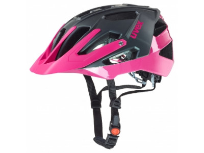 Kask damski uvex Quatro Lady różowy, czarny
