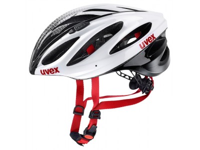 uvex Boss Race Helm schwarz, weiß