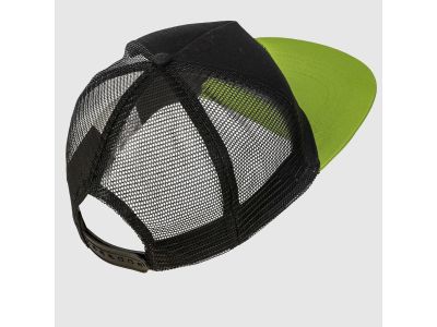 Karpos CATTA czapka z daszkiem, czarna/zielona Karpos