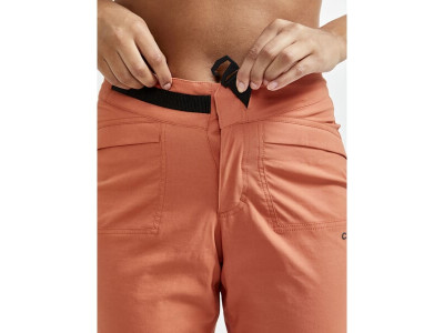 Pantaloni scurți pentru damă CRAFT CORE Offroad, portocalii