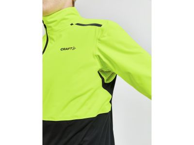 Jachetă CRAFT ADV Enduro Hydro, galben fluo/negru