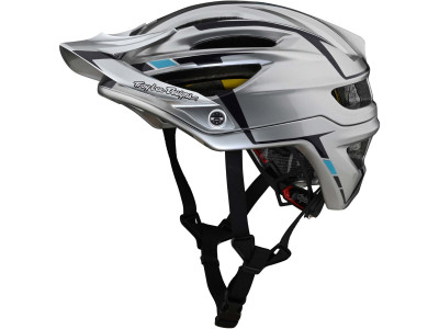 Troy Lee Designs A2 Mips Helmet Sliver Silver / Burgundy