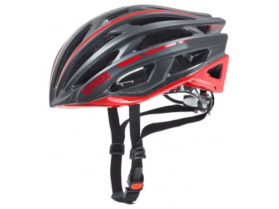 uvex Race 5 helmet black/red mat