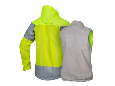 Endura Urban Luminite II 3in1 jacket, hi-viz yellow