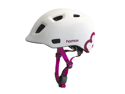 Hamax THUNDERCAP children&amp;#39;s helmet, white/pink